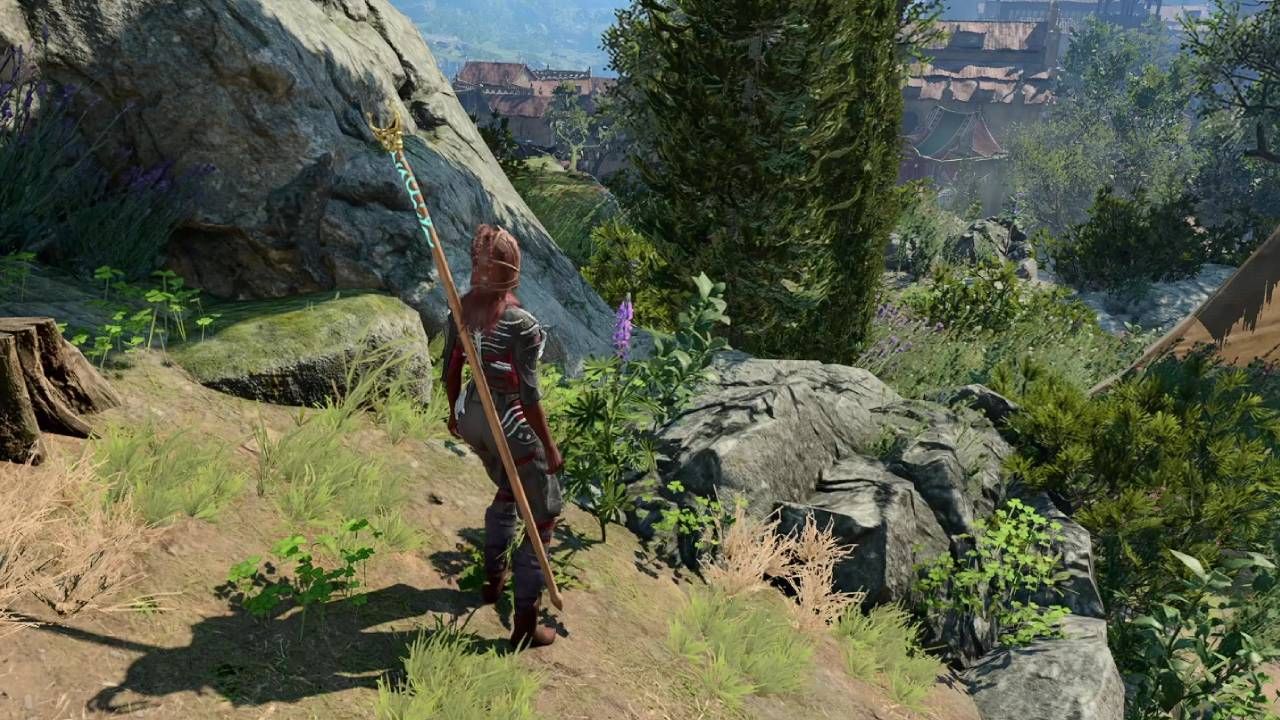 Baldur's Gate 3 a way of shadow monk equipped with Corellon's Grace