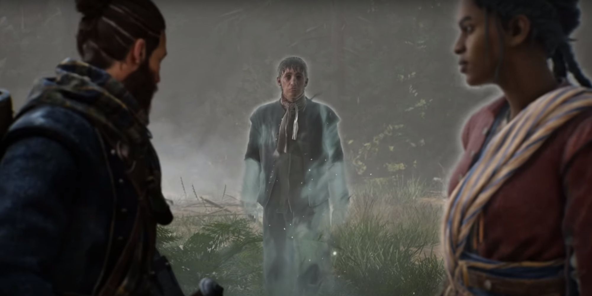 A ghostly apparation of a hunter named Benjamin.