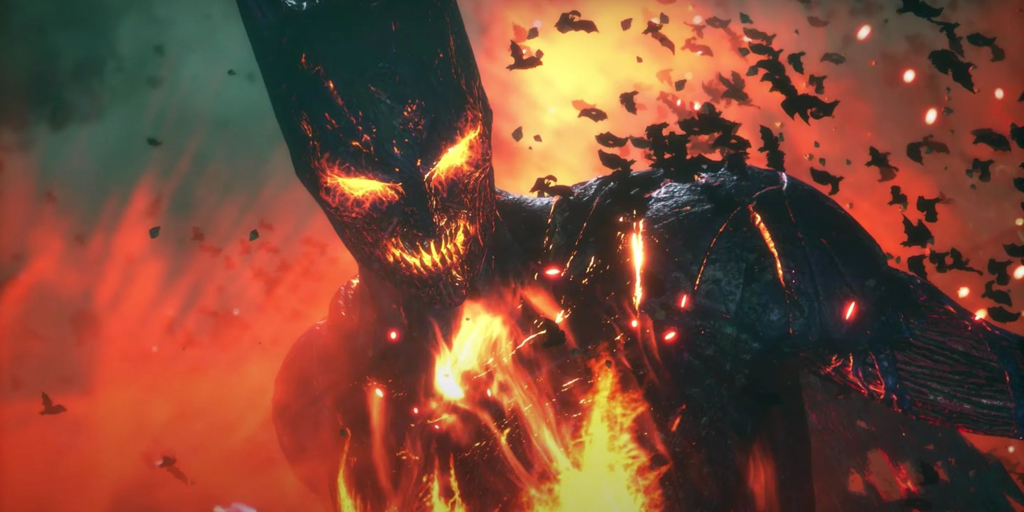 Batman using Scarecrow's toxin in Suicide Squad: Kill The Justice League
