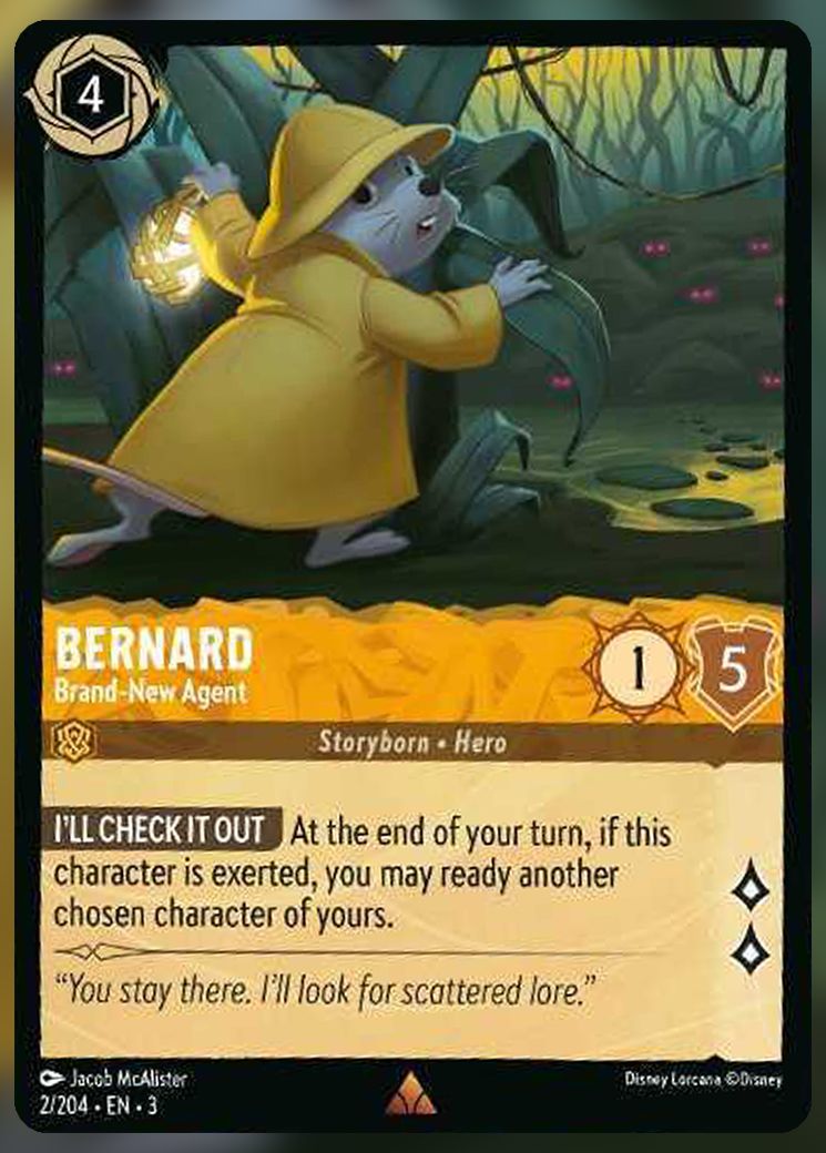 Bernard, Brand-New Agent
