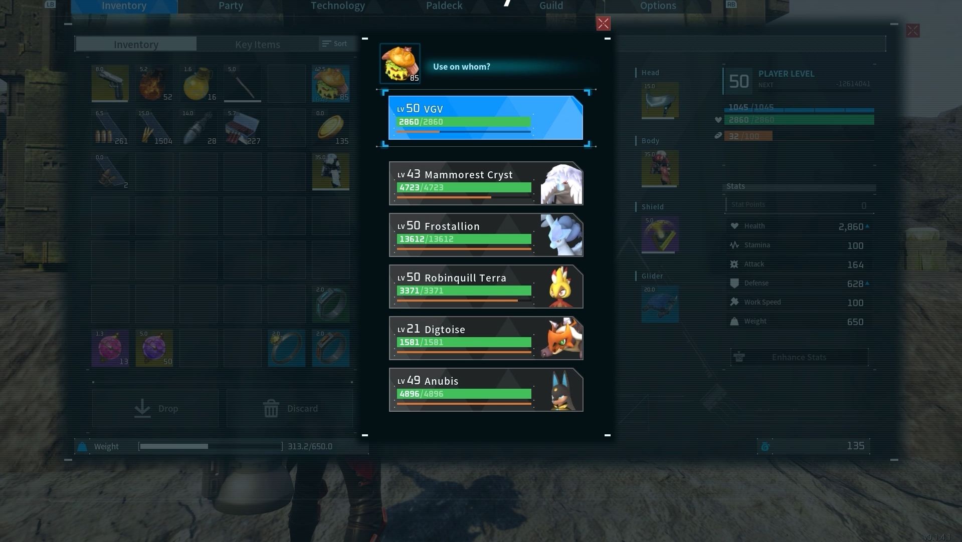 best pals to fight against Axel and Orserk in Palworld