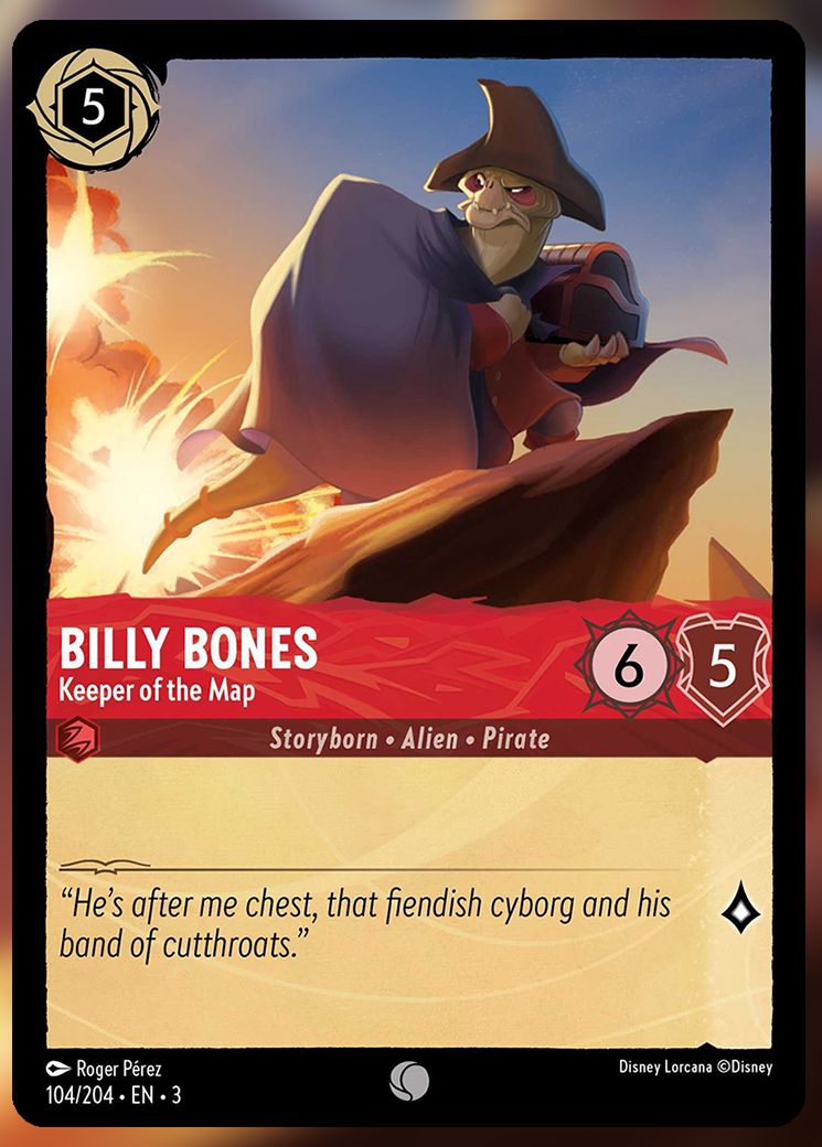 Billy Bones, Keeper of the Map