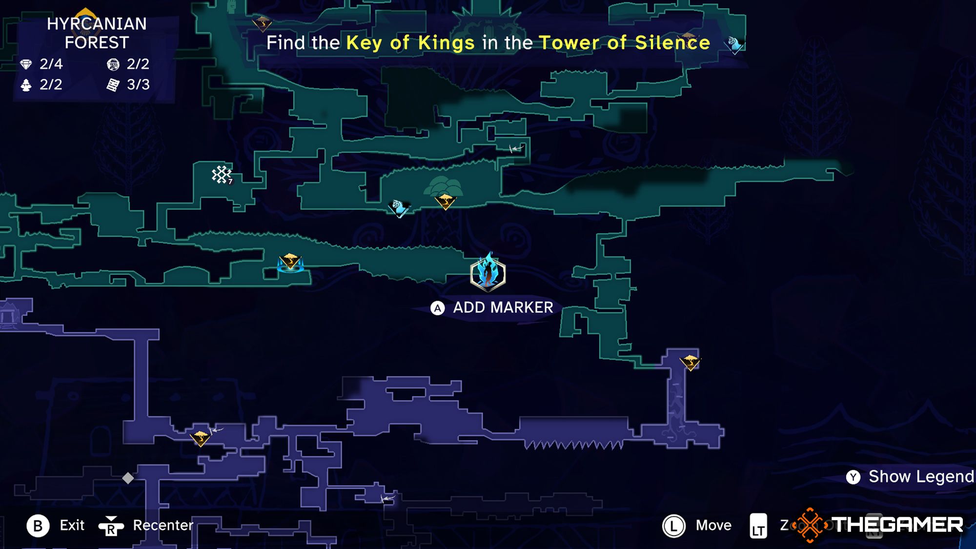 Botany Logs of Cyrus - Log 2 Lore Item Location On Hyrcanian Forest Map
