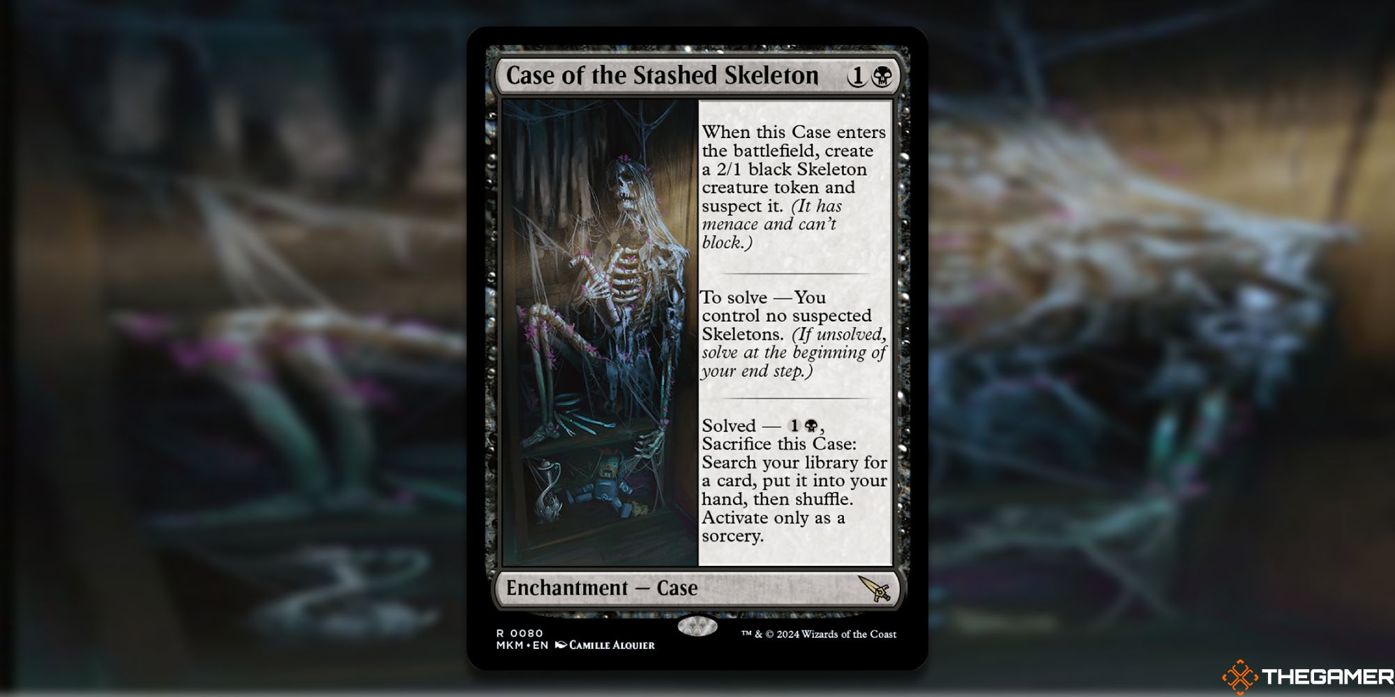 MTG: Case of the Stashed Skeleton card