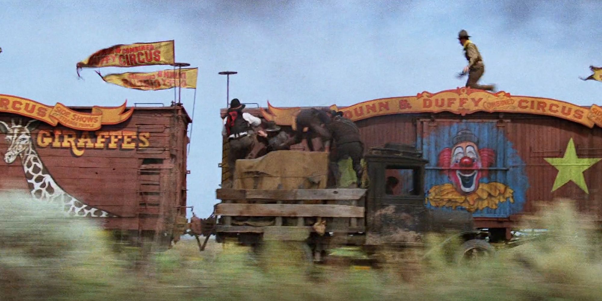 Indiana Jones And The Last Crusade: Young Indiana Boarding The Dun And Duffy Circus Train