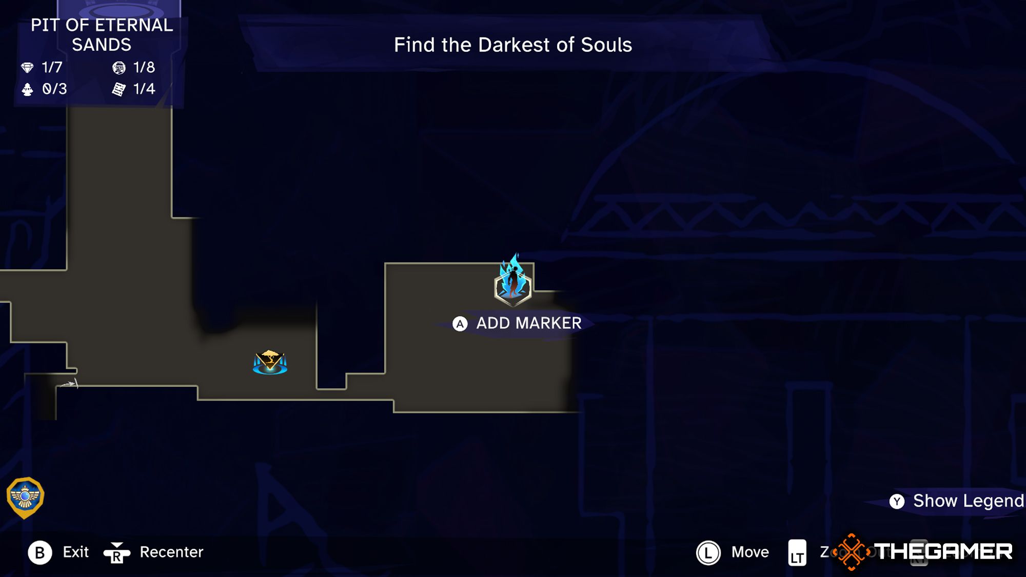Clay Cylinder Lore Item Location In Pit of Eternal Sands Map