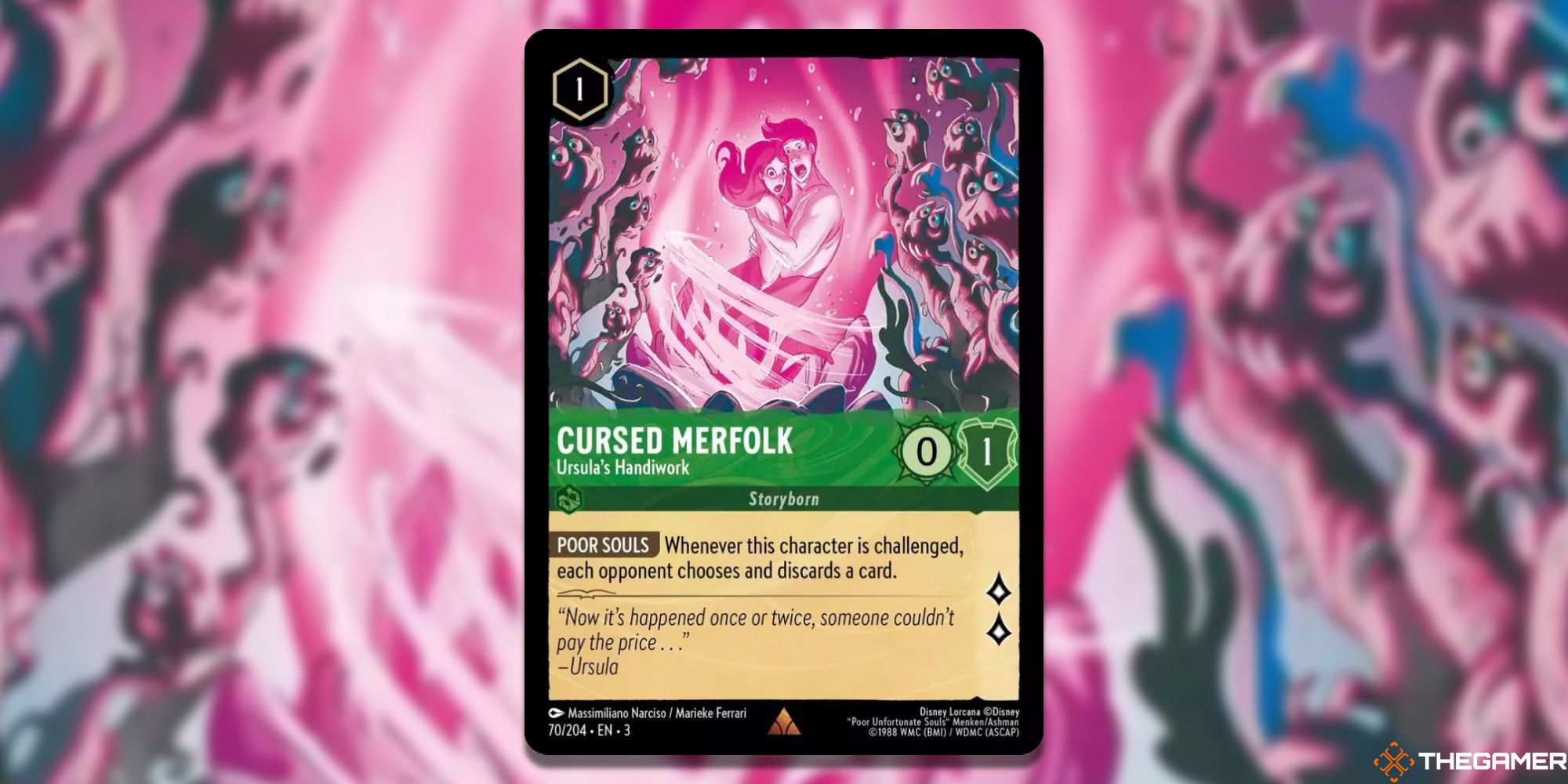Disney Lorcana: Cursed Merfolk, Ursula's Handiwork card