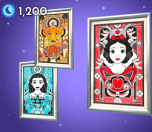 Disney Dreamlight Valley Art Deco Poster Collection 2