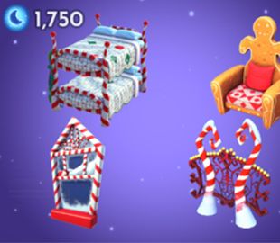 Disney Dreamlight Valley Candy Cane Set