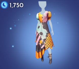 Disney Dreamlight Valley Patchwork Dress
