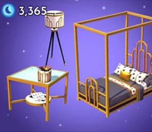 Disney Dreamlight Valley Royal Deco Bedroom