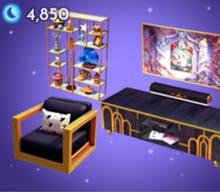 Disney Dreamlight Valley Royal Deco Living Room