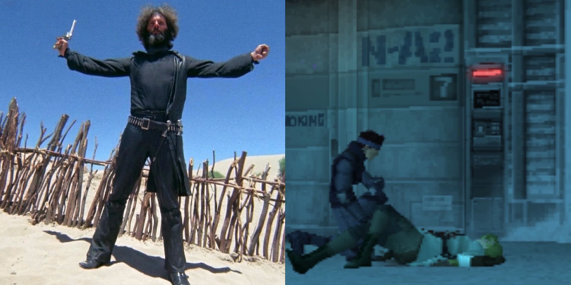 El Topo on the left, Metal Gear Solid on the right
