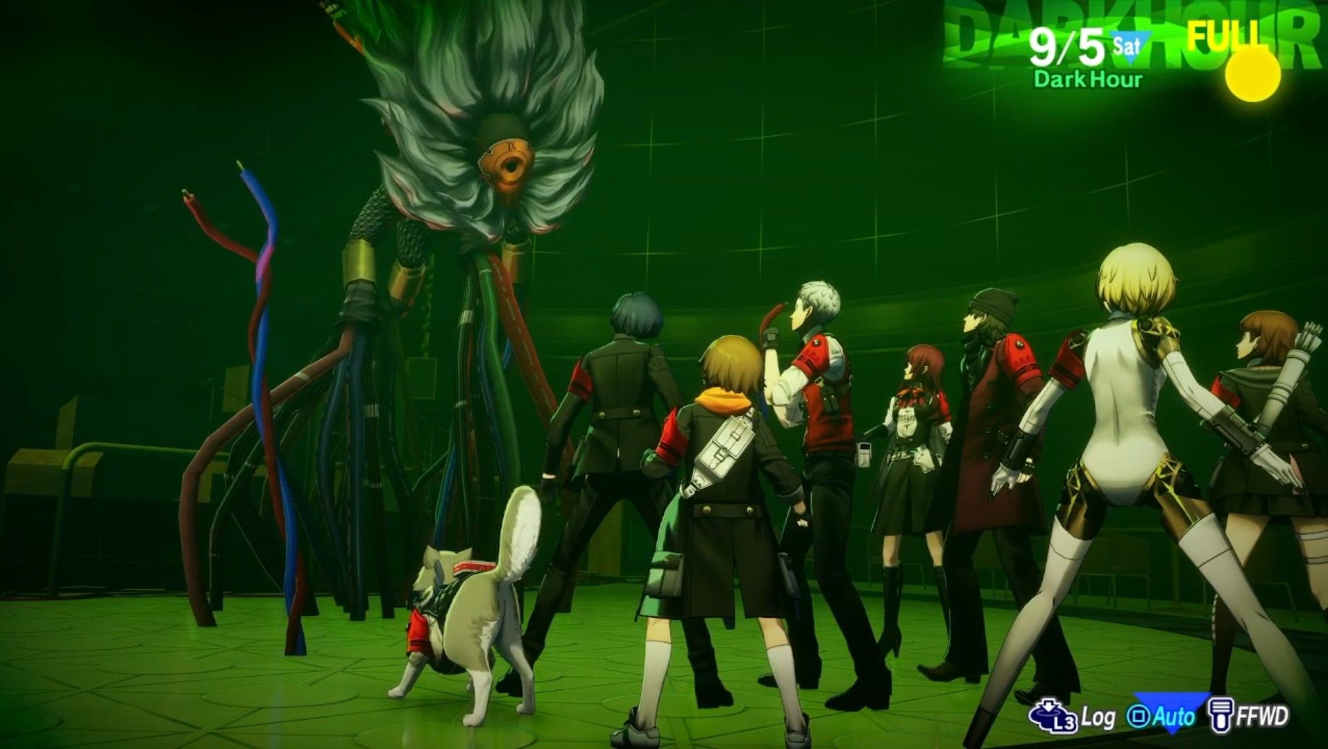 entering the battle with arcana hermit persona 3 reload september full moon p3r