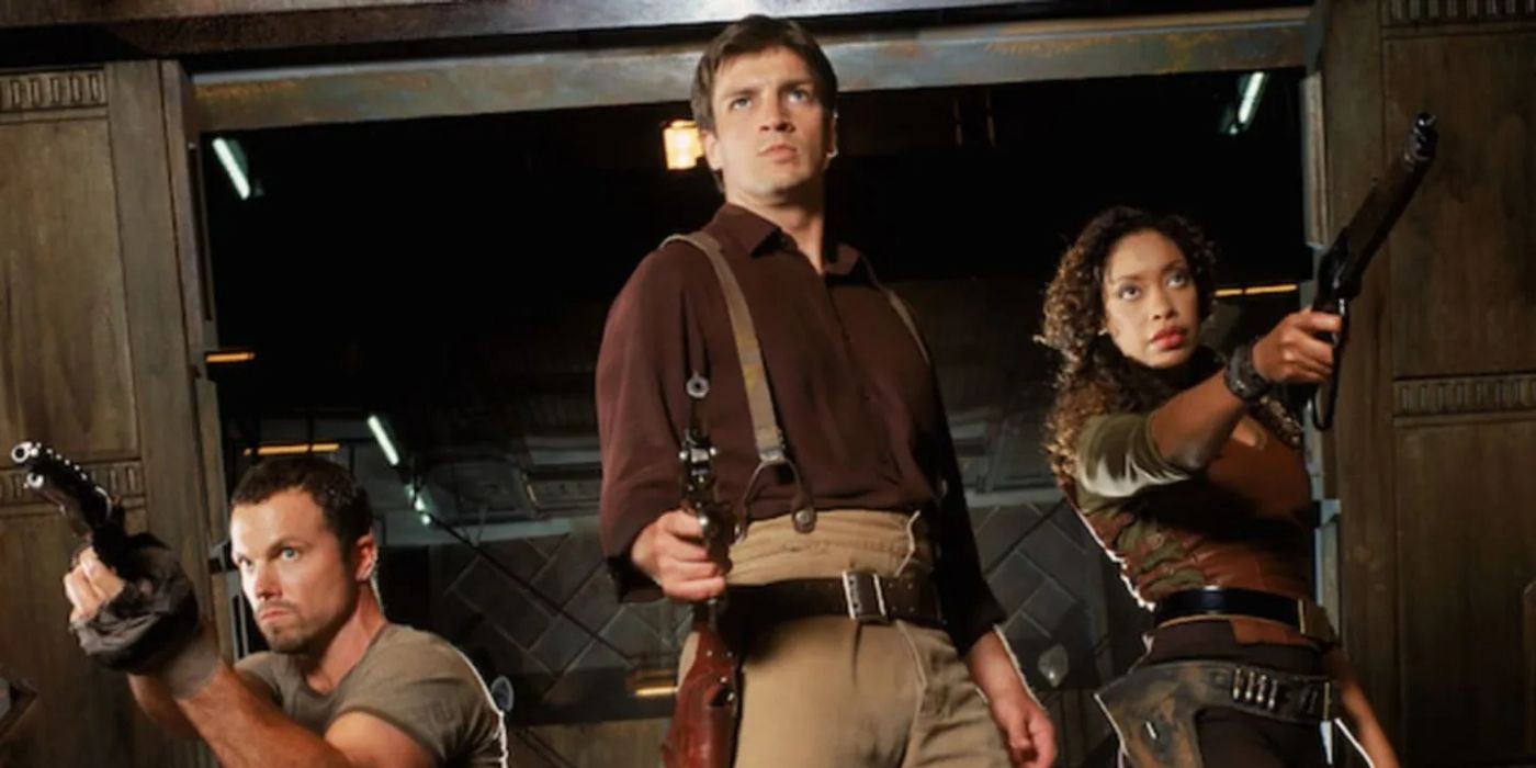 Malcolm Reynolds, Zoë Washburne, & Jayne Cobb from Firefly