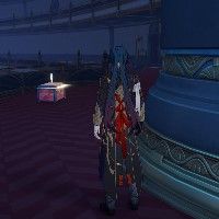 Honkai Star Rail's Blade stands near a chest.