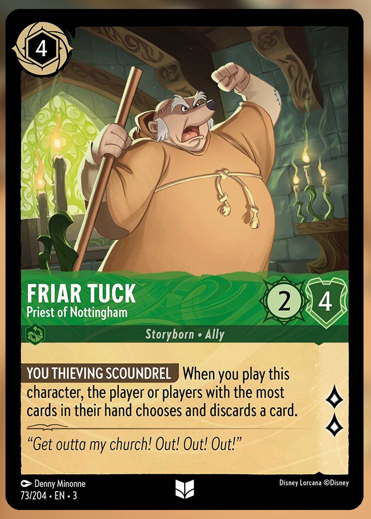 Friar Tuck, Priest of Nottingham