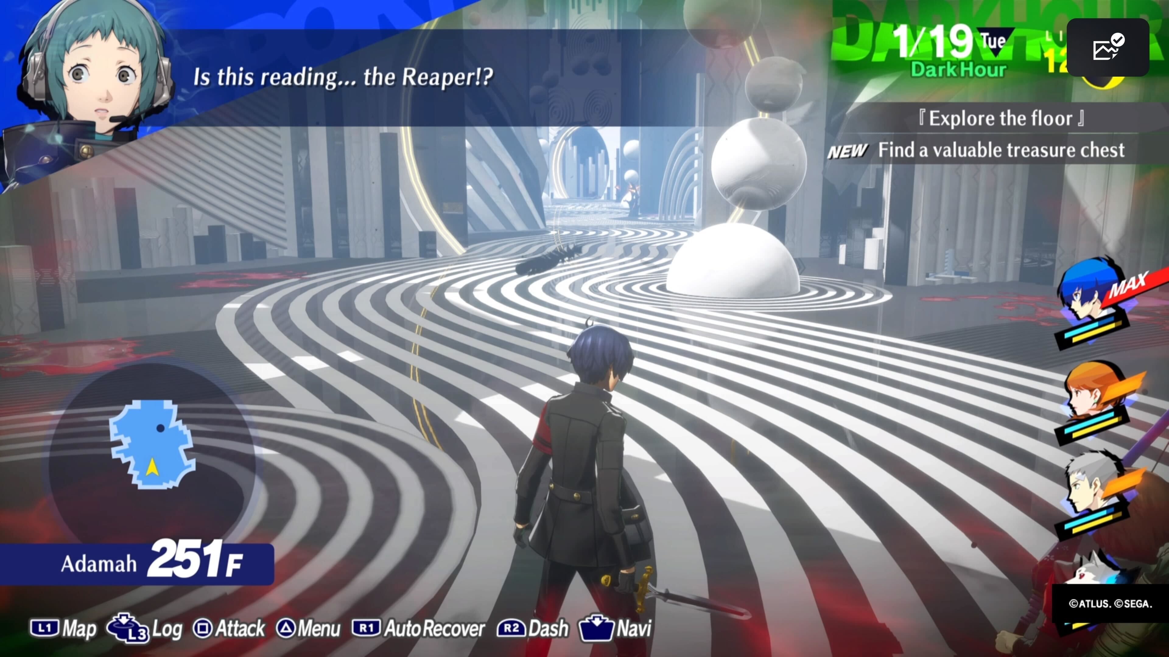 fuuka warning you the reaper is coming persona 3 reload p3r