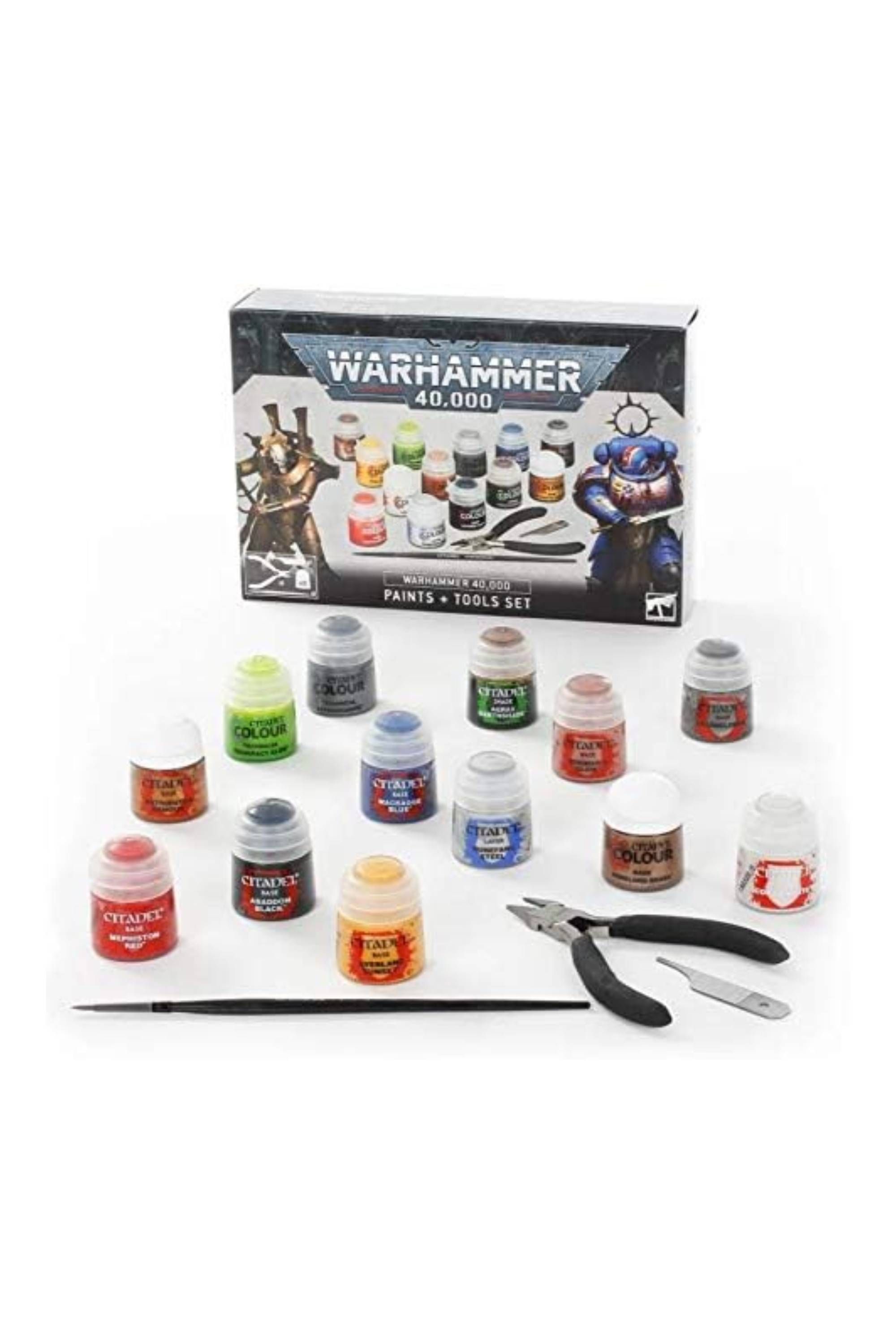 Games Workshop Warhammer 40,000 Paints And Tools Set