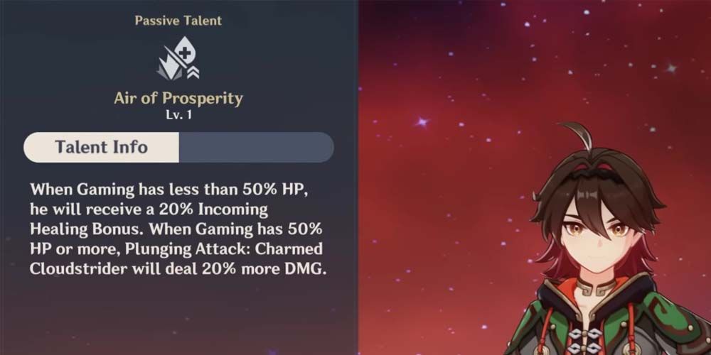 Gaming's Fourth Ascension Passive in Genshin Impact