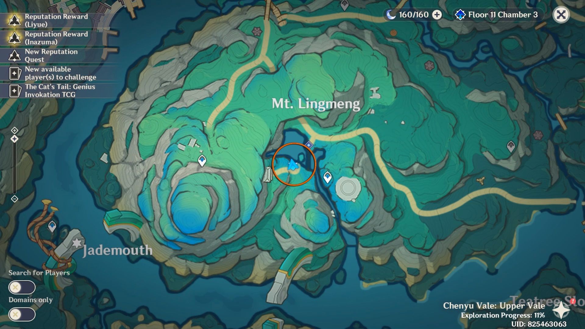 World map showing the location of  the world quest, "A Wangshan Walk To Remember" 