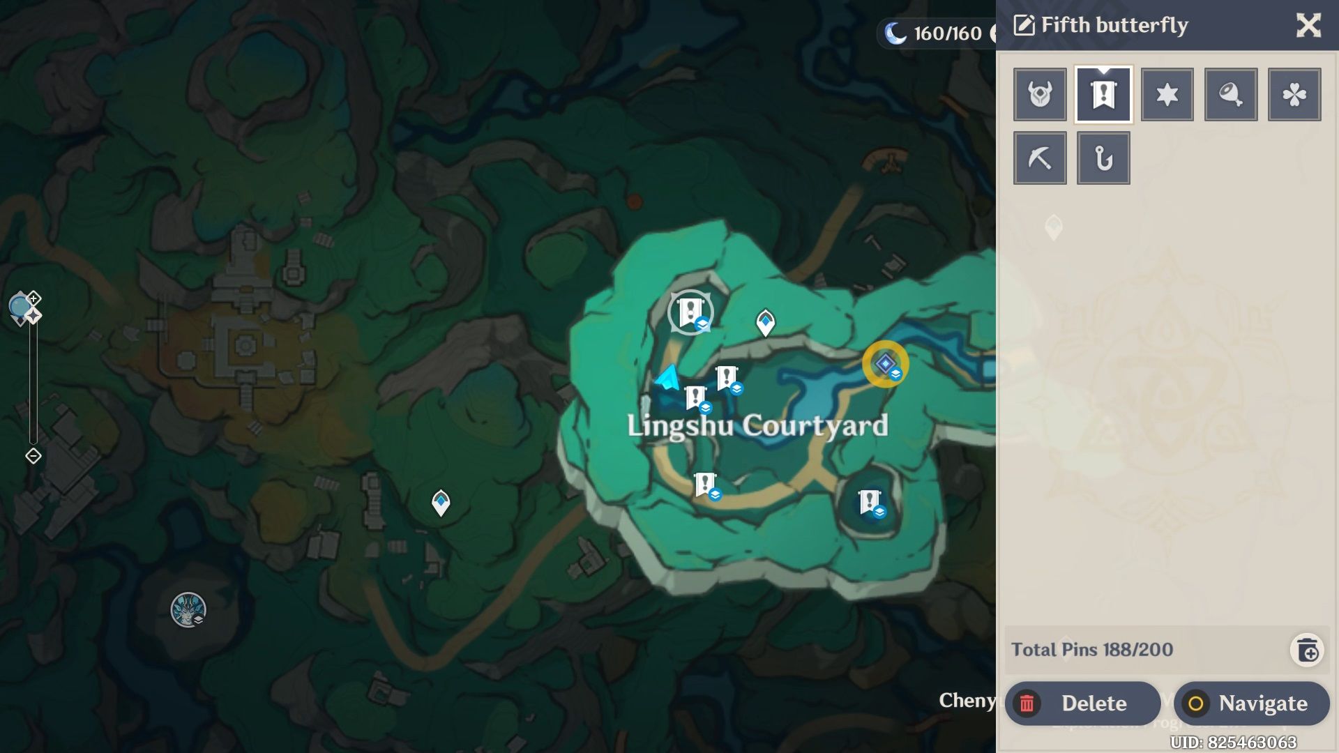 World map showing the quest objective that needs to be completed in Genshin Impact.