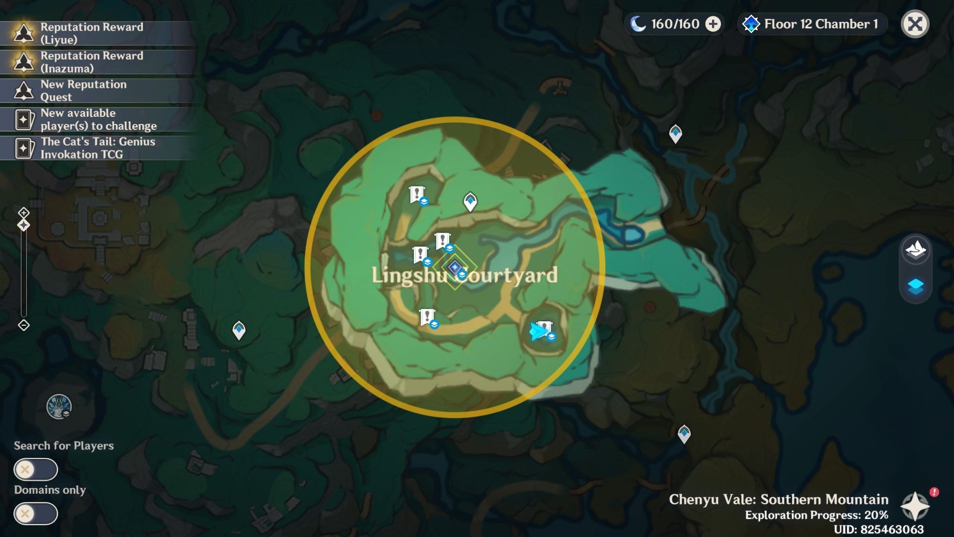 World Map showing the locations of all quest objectives in Genshin Impact.