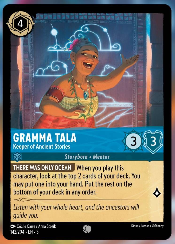 gramma tala keeper of ancient stories lorcana
