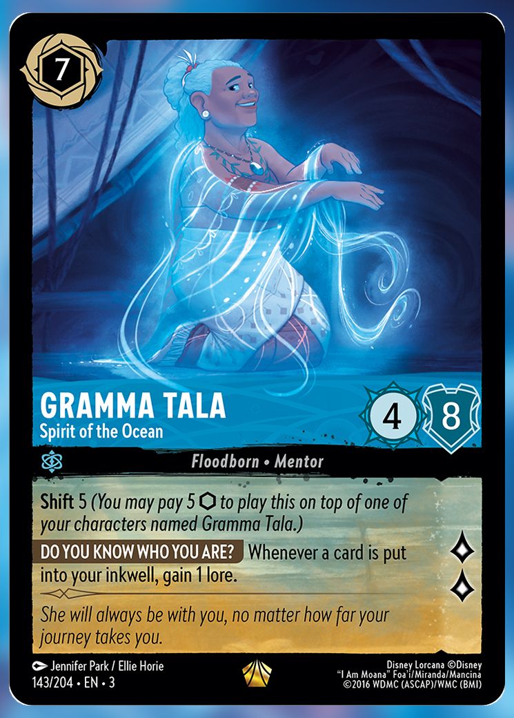 Gramma Tala, Spirit of the Ocean