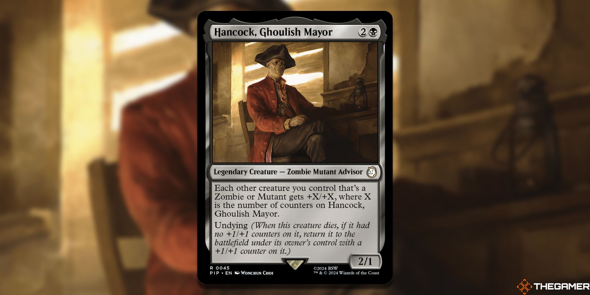 MTG: Hancock, Ghoulish Mayor card