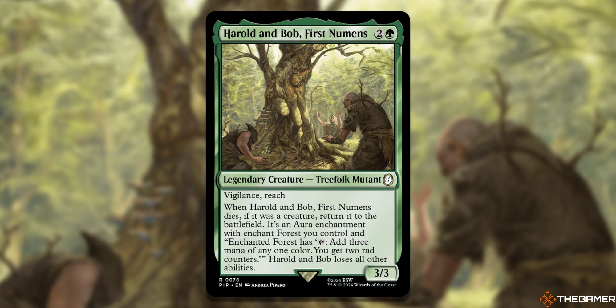 MTG: Harold and Bob, First Numens card