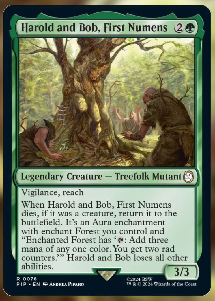 Harold and Bob, First Numens