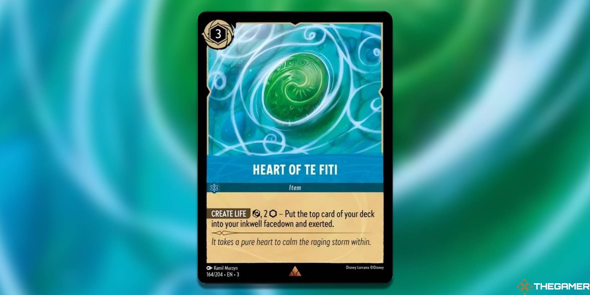 Heart Of Te Fiti Lorcana Card