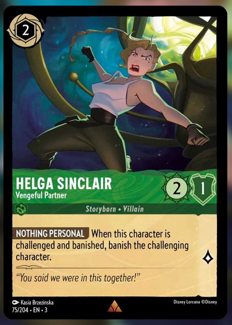 Helga Sinclair, Vengeful Partner