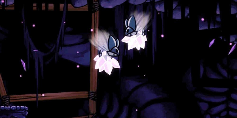 Two Crystal Hunters in Hollow Knight