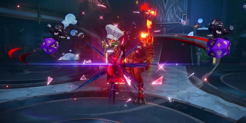 Honkai Star Rail, Black Swan's Arcana explosion having seven stacks in battle