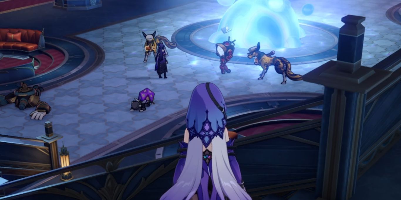 Honkai Star Rail Meeting Acheron In The Reverie Dreamscape