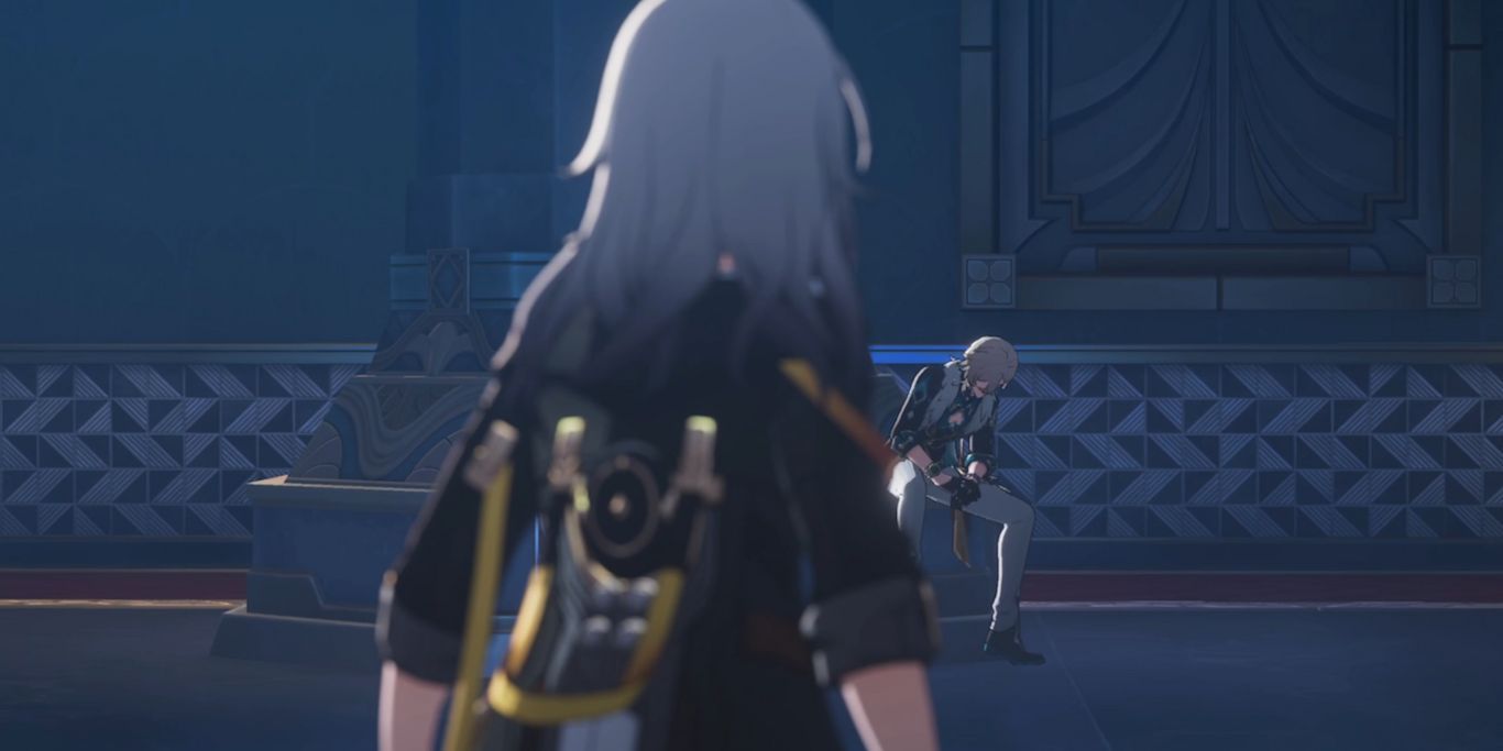 Honkai Star Rail Trailblazer Meeting With Aventurine Again