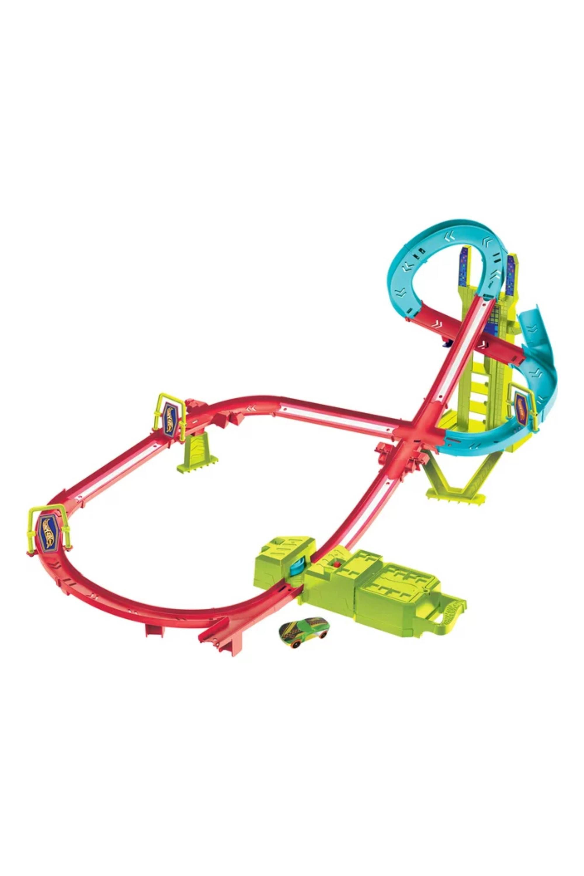 Hot Wheels Neon Speeders Skyscraper Speed Circuit
