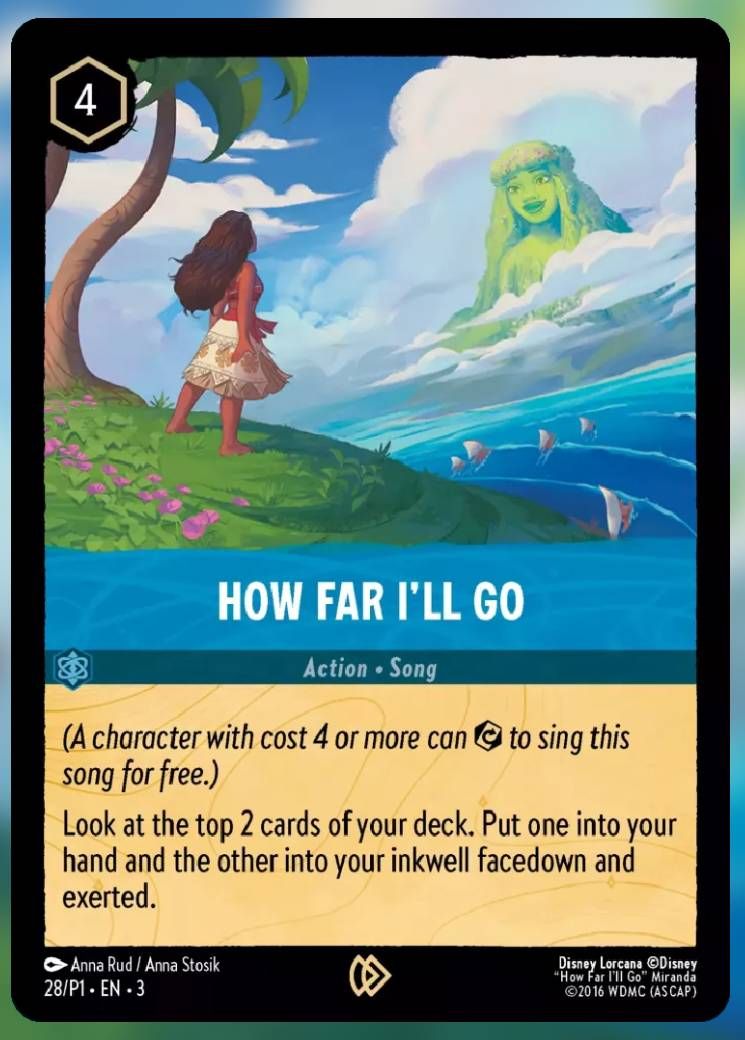 how far I'll go lorcana