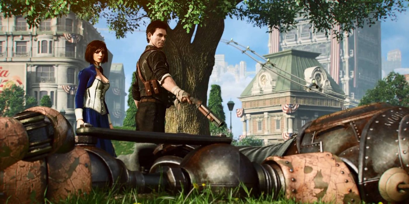 Booker Dewitt & Elizabeth in Bioshock Infinite Trailer