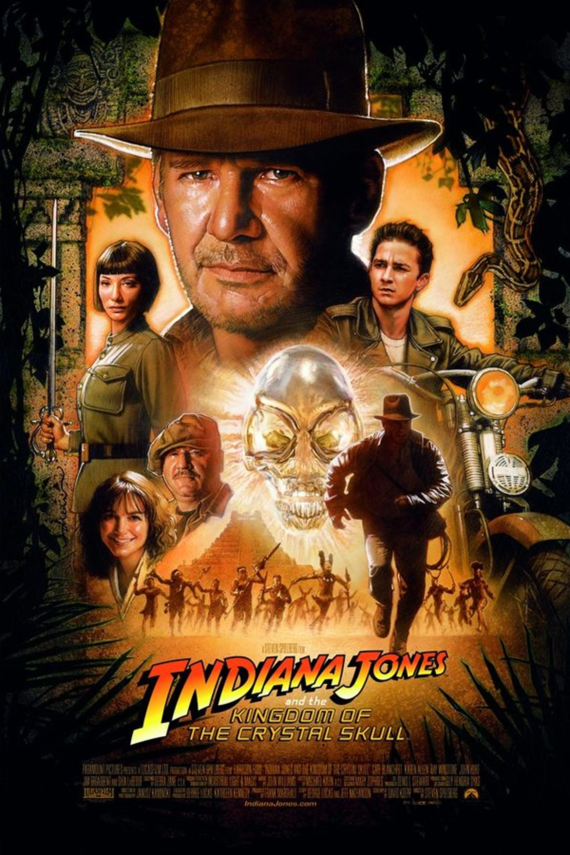 Indiana Jones And The Kingdom Of The Crystal Skull Poster