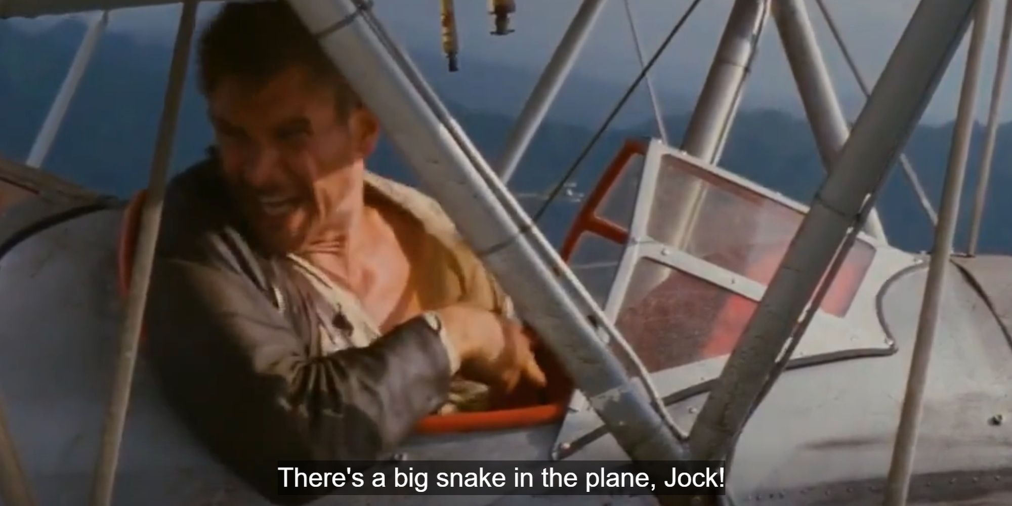Indiana Jones: Raiders Of The Lost Ark - Jones Panicking Because Of Reggie The Snake