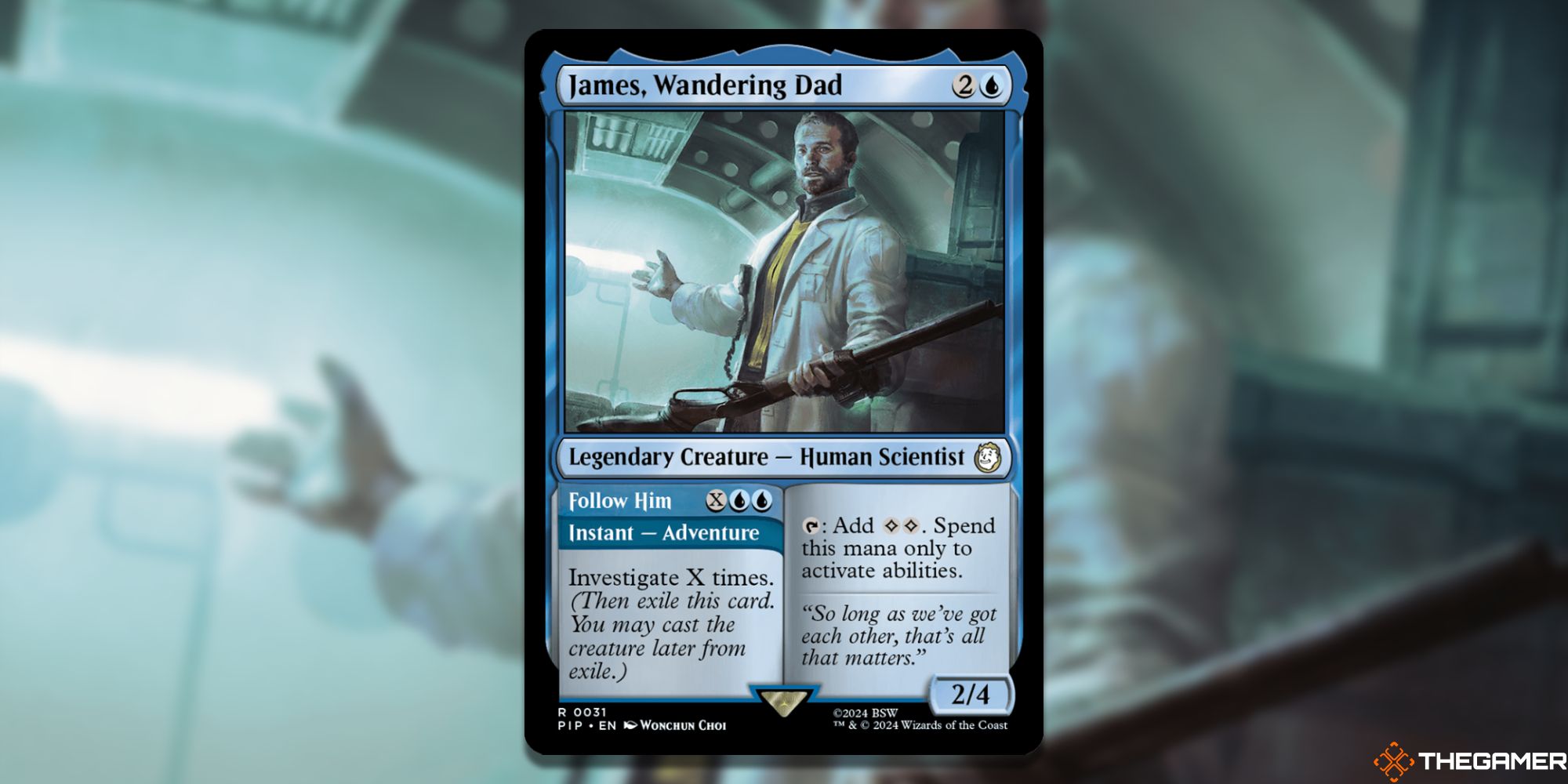 MTG: James, Wandering Dad card
