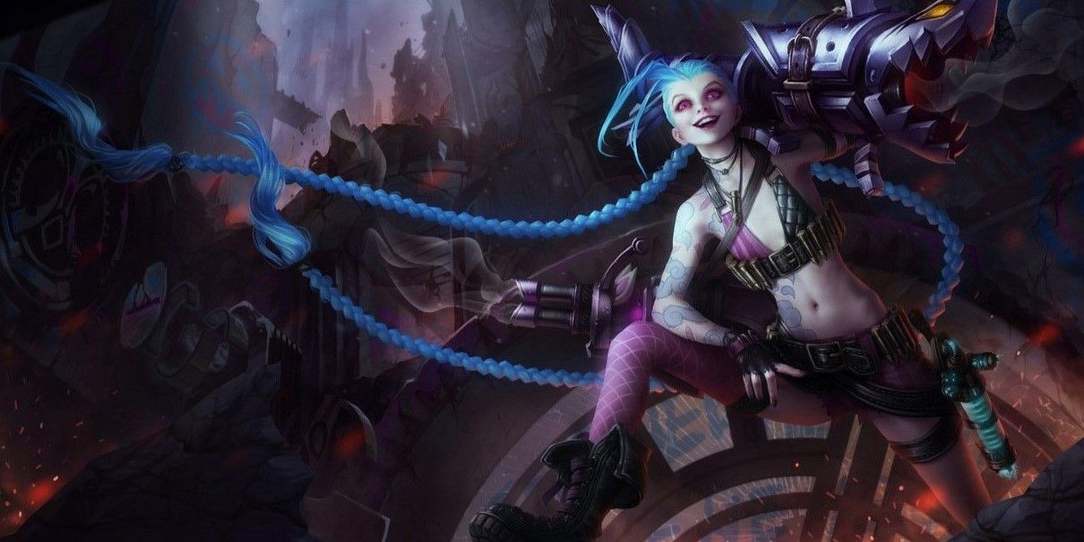 Jinx's Splash Art in League Of Legends