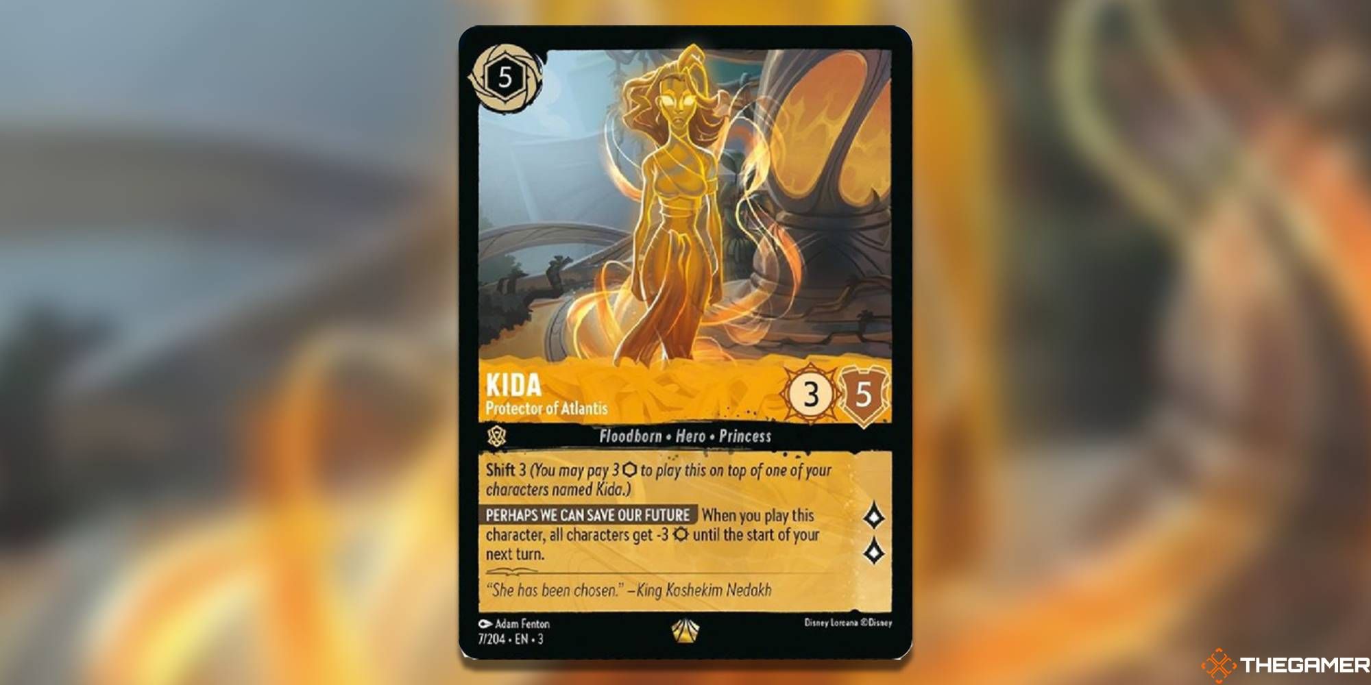 Kida - Protector Of Atlantis Lorcana Card