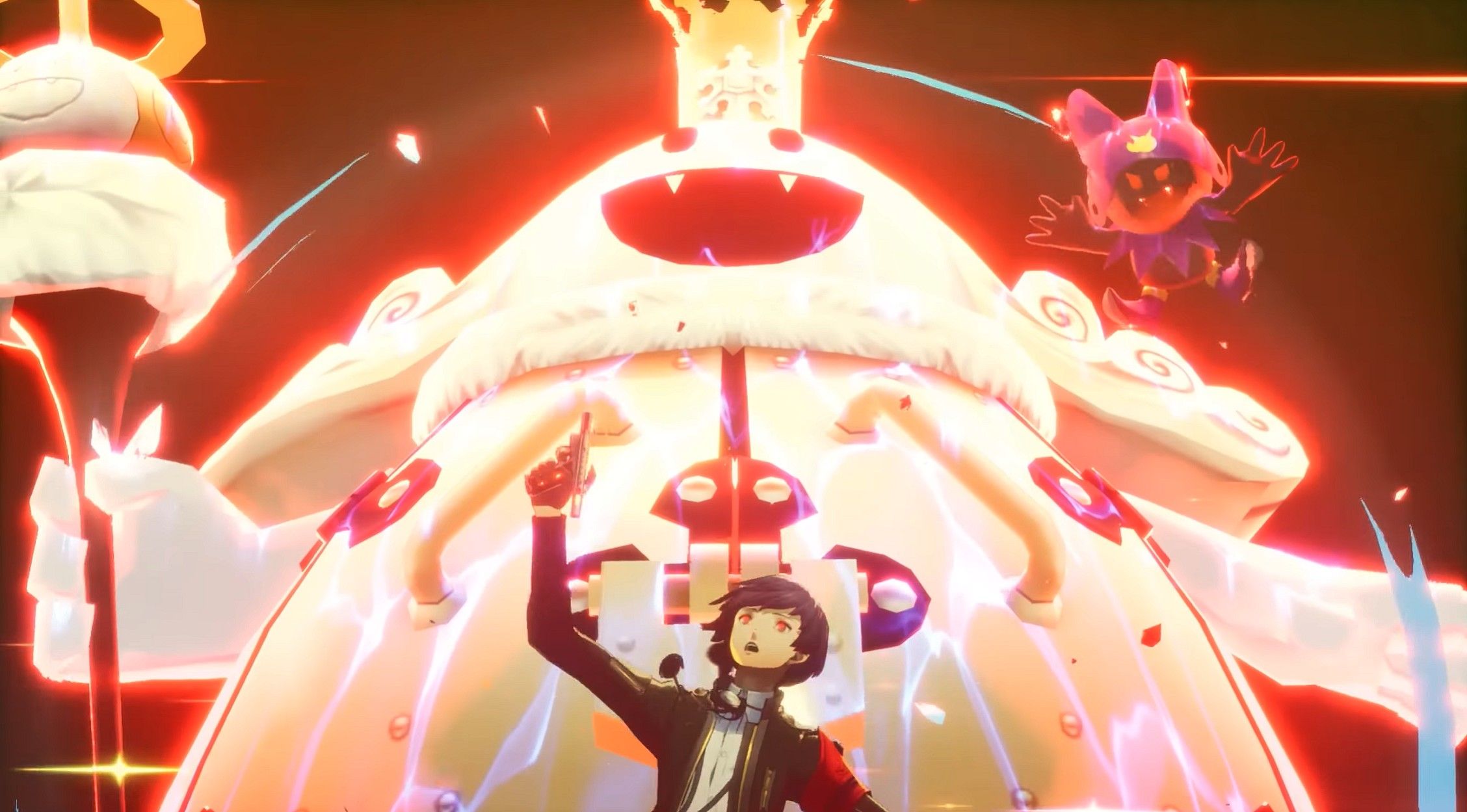 king frost and black frost hitting the protagonist to perform king and i persona 3 reload theurgy skills p3r