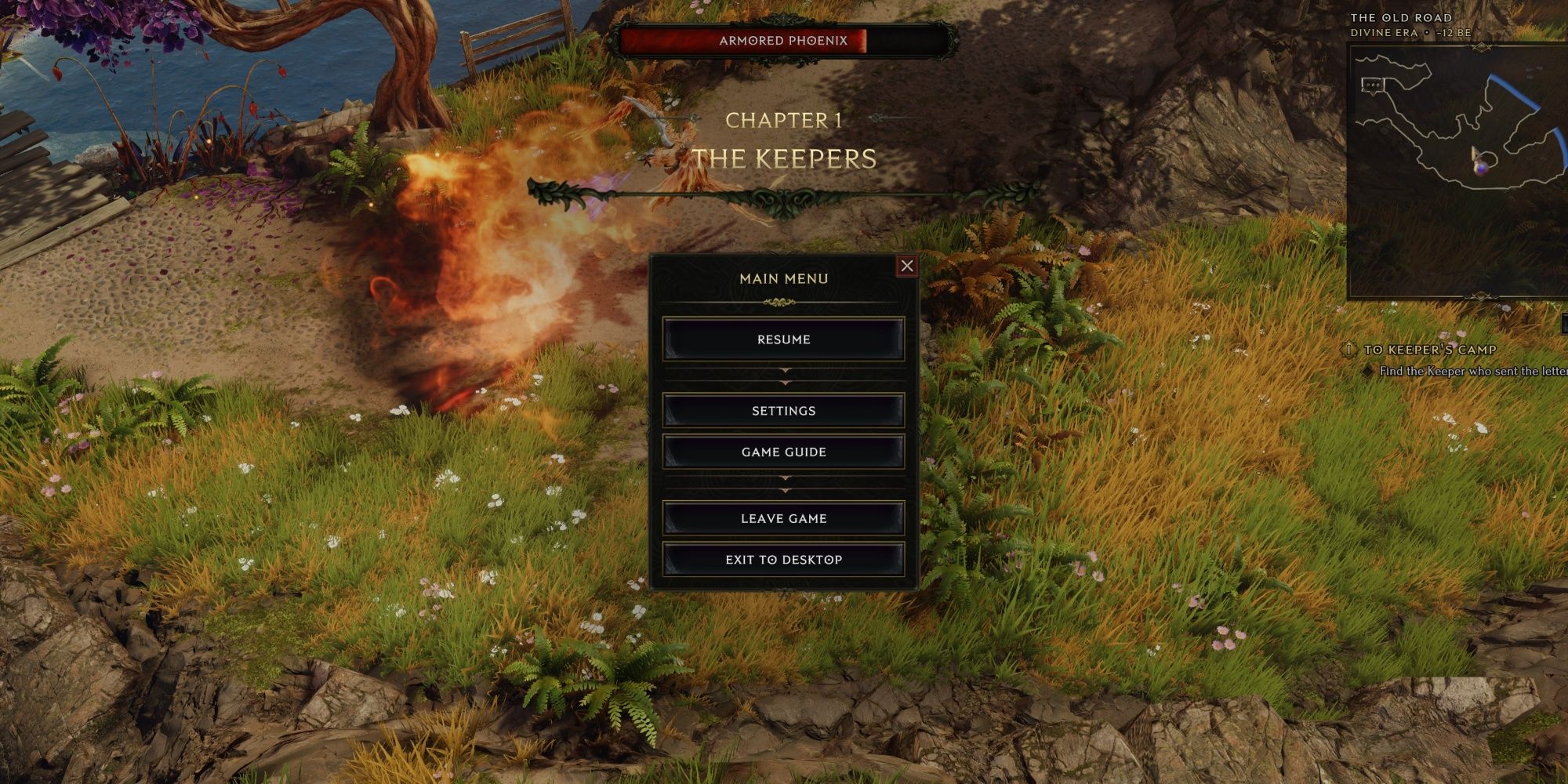 Last Epoch Act 1 Game Menu Paused