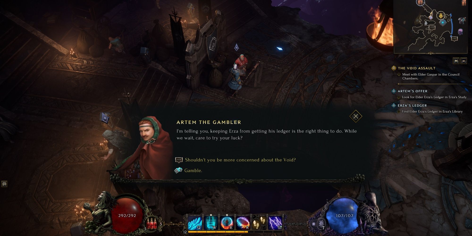Last Epoch Artem NPC Dialogue