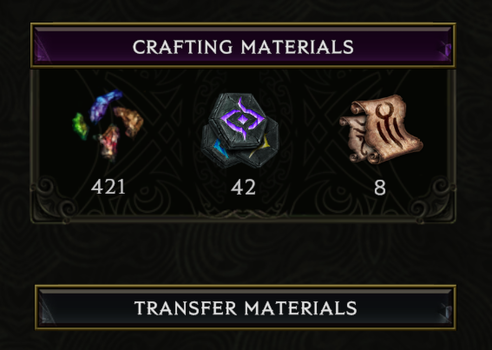 Last Epoch Crafting Materials Inventory Icon
